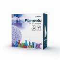 Filament ABS Gembird w kolorze srebrnym, średnica 1.75 mm, 1 kg/bobina
