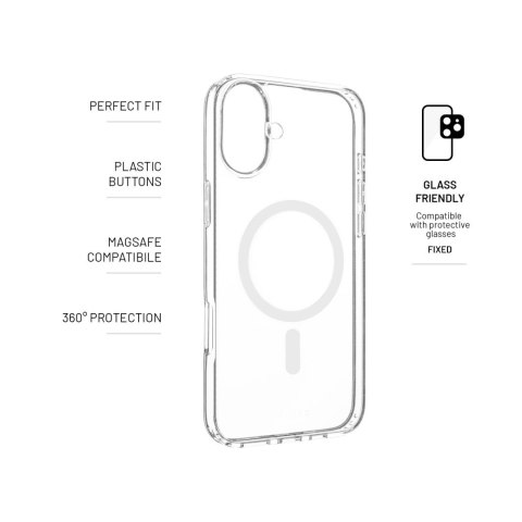 Fixed | MagPure | Back Cover | Apple | iPhone 16 Plus | TPU | Clear