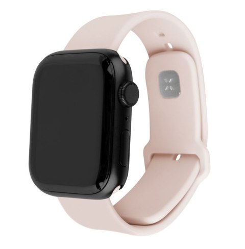 Fixed | Sporty Strap Set for Apple Watch 42/44/45 mm | 170-235 mm | Pink | Silicone
