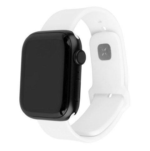 Fixed | Sporty Strap Set for Apple Watch 42/44/45 mm | 170-235 mm | White | Silicone