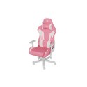 Fotel gamingowy Nitro 710 w kolorze białym z różowymi akcentami - Genesis, Gaming Chair