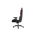 Fotel gamingowy Nitro 720 z regulacją wysokości siedziska, podłokietnikami 3D i wysokością 28-36 cm; wykonany z materiałów najwy
