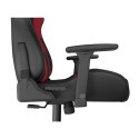 Fotel gamingowy Nitro 720 z regulacją wysokości siedziska, podłokietnikami 3D i wysokością 28-36 cm; wykonany z materiałów najwy