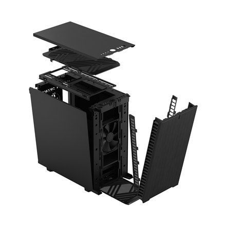 Fractal Design | Define 7 Mini | Black Solid | mATX, Mini-DTX, Mini ITX | Zasilacz w zestawie Nie | ATX