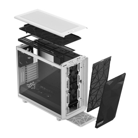 Fractal Design | Meshify 2 Clear Tempered Glass | White | Power supply included | ATX