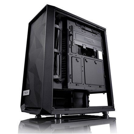 Fractal Design | Meshify C | FD-CA-MESH-C-BKO-TG | Side window | Left side panel - Tempered Glass | Black | ATX | Power supply i