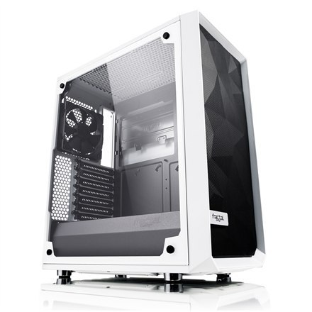Fractal Design | Meshify C White - TG | FD-CA-MESH-C-WT-TGC | Side window | White | ATX | Power supply included No | ATX