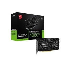 GeForce RTX 4060 Ti 8G VENTUS 2X BLACK E1 OC | NVIDIA | 8 GB | GeForce RTX 4060 Ti | GDDR6 | Porty HDMI w ilości 1 | PCI Express