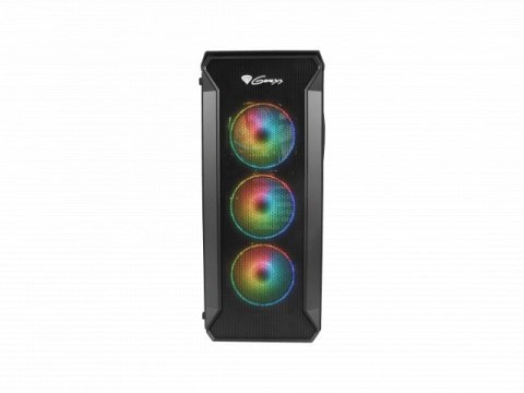 GENESIS IRID 505 ARGB Obudowa PC, Midi Tower, 2xUSB 3.0, 2xUSB 2.0, 2x Jack, Czarny | Genesis