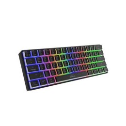 Genesis | THOR 660 RGB | Klawiatura dla graczy | Podświetlenie LED RGB | USA | Czarna | Bezprzewodowa / Przewodowa | 1,5 m | Gat