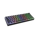 Genesis | THOR 660 RGB | Klawiatura dla graczy | Podświetlenie LED RGB | USA | Czarna | Bezprzewodowa / Przewodowa | 1,5 m | Gat