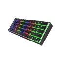 Genesis | THOR 660 RGB | Klawiatura dla graczy | Podświetlenie LED RGB | USA | Czarna | Bezprzewodowa / Przewodowa | 1,5 m | Gat