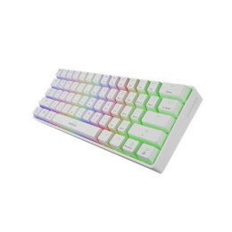 Genesis | THOR 660 RGB | Mechaniczna klawiatura dla graczy | Podświetlenie LED RGB | USA | Biała | Bezprzewodowa | Bluetooth | U
