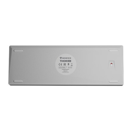 Genesis | THOR 660 RGB | Mechaniczna klawiatura dla graczy | Podświetlenie LED RGB | USA | Biała | Bezprzewodowa | Bluetooth | U