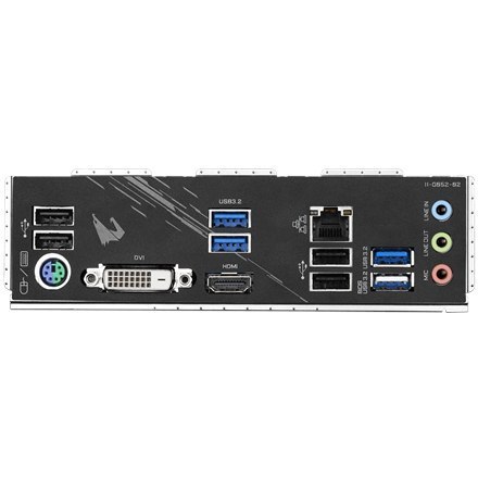 Gigabyte | B550M AORUS ELITE 1.0 | Rodzina procesorów AMD | Gniazdo procesora AM4 | DDR4 DIMM | Gniazda pamięci 4 | Liczba złącz