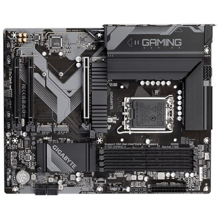 Gigabyte | B760 GAMING X 1.0 M/B | Rodzina procesorów Intel | Gniazdo procesora LGA1700 | DDR5 DIMM | Gniazda pamięci 4 | Obsług