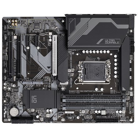 Gigabyte | Z790 D DDR4 1.0 M/B | Rodzina procesorów Intel | Gniazdo procesora LGA1700 | DDR4 DIMM | Gniazda pamięci 4 | Obsługiw