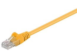 Goobay | CAT 5e | Patch cable | Unshielded twisted pair (UTP) | Male | RJ-45 | Male | RJ-45 | Yellow | 10 m