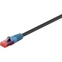 Goobay | CAT 6 Outdoor-patch cable U/UTP | 94389 | 15 m | Black | Wstępnie okablowany, nieekranowany kabel LAN z wtykami RJ45 do