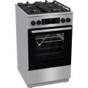Gorenje | Kuchenka | GK5C65XV | Typ płyty gazowa | Typ piekarnika elektryczna | Stal nierdzewna | Szerokość 50 cm | Grillowanie