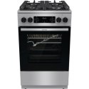 Gorenje | Kuchenka | GK5C65XV | Typ płyty gazowa | Typ piekarnika elektryczna | Stal nierdzewna | Szerokość 50 cm | Grillowanie