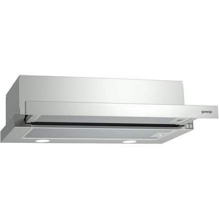 Gorenje | Okap | BHP523E10X | Klasa efektywności energetycznej C | Teleskopowy | Szerokość 50 cm | 322 m³/h | Sterowanie mechani