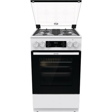 Gorenje Cooker GK5C61WF Hob type Gas Oven type Electric White Width 50 cm Depth 59.4 cm 62 L