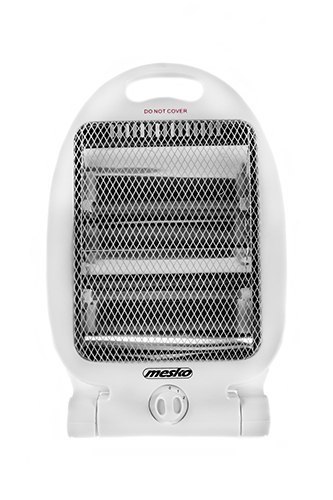 Grzejnik Halogenowy Mesko MS 7710, 800 W, 2 poziomy mocy, Automatyczne wyłączanie, Ochrona przed przewróceniem, Kolor Biały