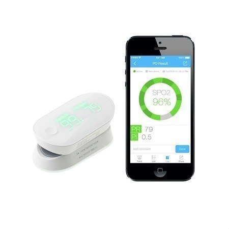 IOS 7.0+, Android 4.0+ | Air | Model: PO3, Classification: Internally powered, type BF | Wireless pulse oximeter