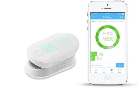IOS 7.0+, Android 4.0+ | Air | Model: PO3, Classification: Internally powered, type BF | Wireless pulse oximeter