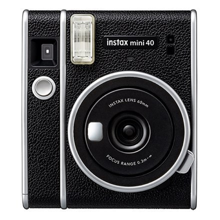 Kamera FujiFilm | Czarny | Instax Mini 40 - Model MP x 800. Stwórz niezapomniane chwile i wyraź je w klasycznym stylu z nowym ap