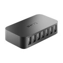 Koncentrator USB D-Link 7-portowy, z portem ładowania, USB 2.0, model DUB-H7/E