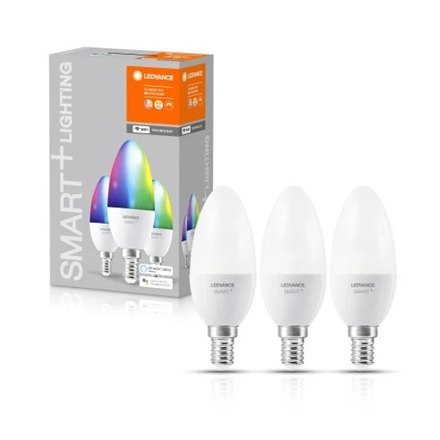 Ledvance SMART+ WiFi Classic Candle RGBW Multicolour 40 5W 2700-6500K E14, 3pcs pack Ledvance | SMART+ WiFi Candle RGBW Multicol