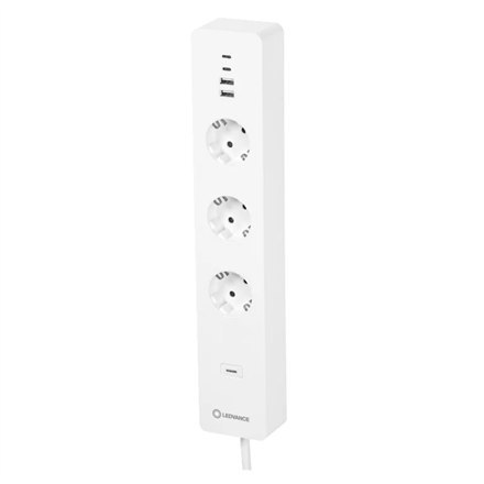 Ledvance SMART+ WiFi Multi Power Socket, EU Ledvance | 4058075594784 | SMART+ WiFi Multi Power Socket, EU | Biały