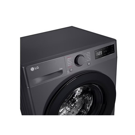 LG F2WR508S2M Pralka, A, ładowana od frontu, Pojemność prania 10 kg, Głębokość 56,5 cm, 1400 obr/min, Środkowy czarny | LG | Pra