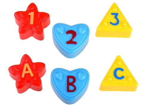 Interaktywny GARNUSZEK KLOCUSZEK sorter klocki dźwięki i światła ZA0194