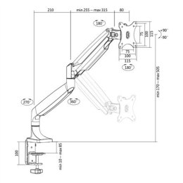 Logilink | Uchwyt biurkowy | BP0042 | 13-32 
