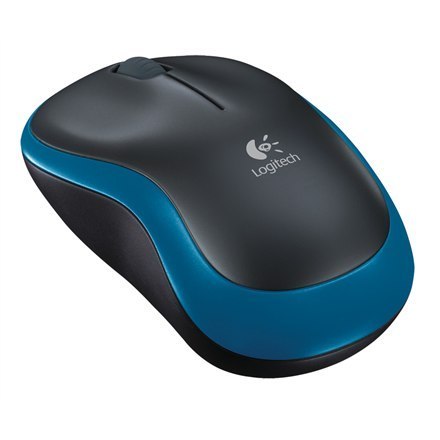 Logitech | Mysz | M185 | Bezprzewodowa | Niebiesko-czarna