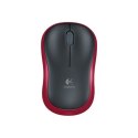 Logitech | Myszka | M185 | Bezprzewodowa | Czerwona