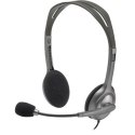 Logitech | Stereofoniczny zestaw słuchawkowy | H111 | Wbudowany mikrofon | 3,5 mm | Szary
