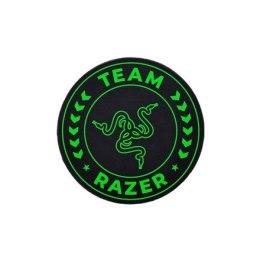 Mata podłogowa Razer z 100% surowców recyklingowanych - welwetowo tkanina i non-woven | Czarno-Zielony