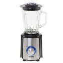 Mesko | Blender | MS 4080 | Tabletop | 600 W | Materiał słoika Szkło | Pojemność słoika 1,5 L | Kruszenie lodu | Czarny/Srebrny