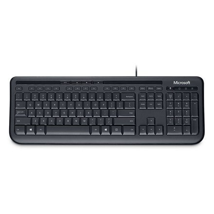 Microsoft | ANB-00021 | Wired Keyboard 600 | Multimedia | Wired | EN | 2 m | Black | English | 595 g