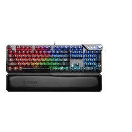 MSI | Klawiatura dla graczy | VIGOR GK71 SONIC BLUE | Klawiatura dla graczy | Podświetlenie LED RGB | USA | Przewodowa | Czarna