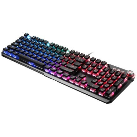 MSI | Klawiatura dla graczy | VIGOR GK71 SONIC BLUE | Klawiatura dla graczy | Podświetlenie LED RGB | USA | Przewodowa | Czarna