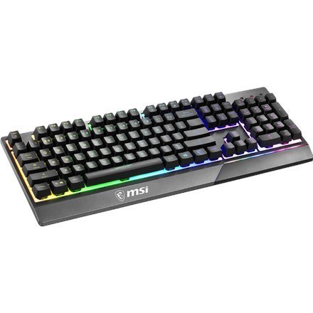 MSI Vigor GK30 Gaming Keyboard, US Layout, przewodowa, czarna MSI | Vigor GK30 | Gaming Keyboard | RGB LED light | US | Wired |