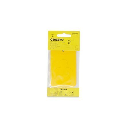 Mr&Mrs Cesare Karta zapachowa JCESTES004 Zapach do samochodu, wanilia: Orientalny, EVA, Żółty