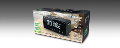 Muse | M-196 DBT | Alarm function | NFC | AUX in | Black | DAB+/FM Clock Radio with Bluetooth
