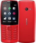 Nokia | 210 | Red | 2.4 " | TFT | 240 x 320 pixels | 16 MB | N/A MB | Dual SIM | Bluetooth | 3.0 | USB version microUSB | Main c
