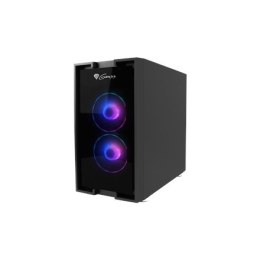 Obudowa GENESIS IRID 353 ARGB, Micro Tower, 2xUSB 2.0, 2x Jack, 1xUSB 3.0, Czarny | Genesis | IRID 353 ARGB | Czarny | ATX | Zas